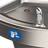 All Stainless Steel Water Cooler Bowl with Stainless Steel Bubbler