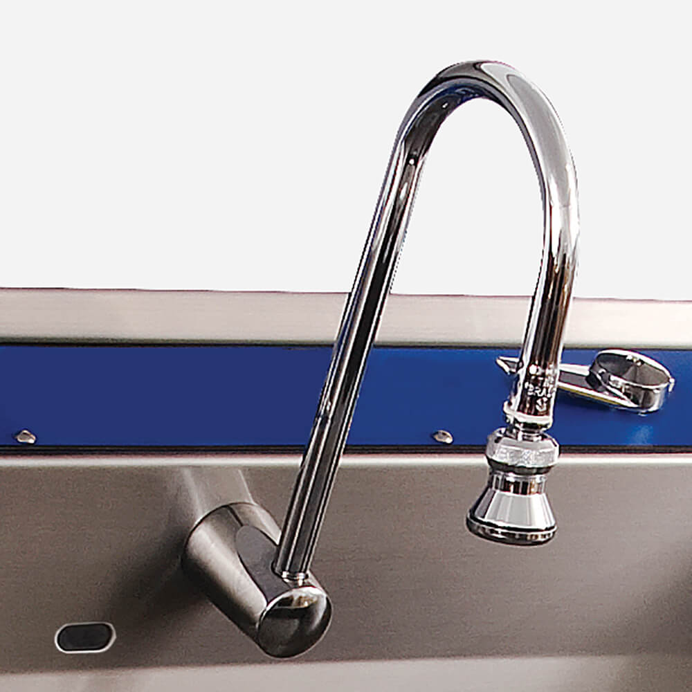 Option: Sensor Activated Faucet for Scrub Sinks