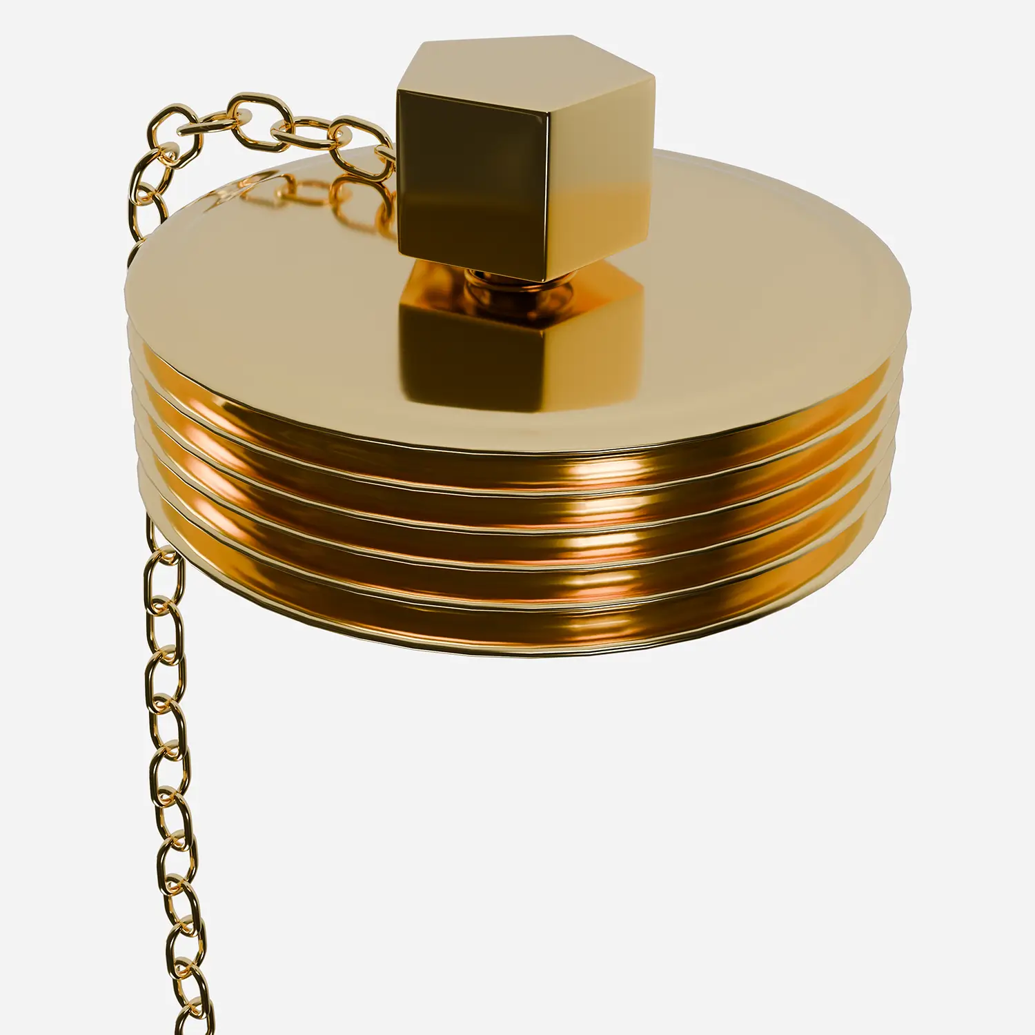 Chained Pentegonal Head Plug