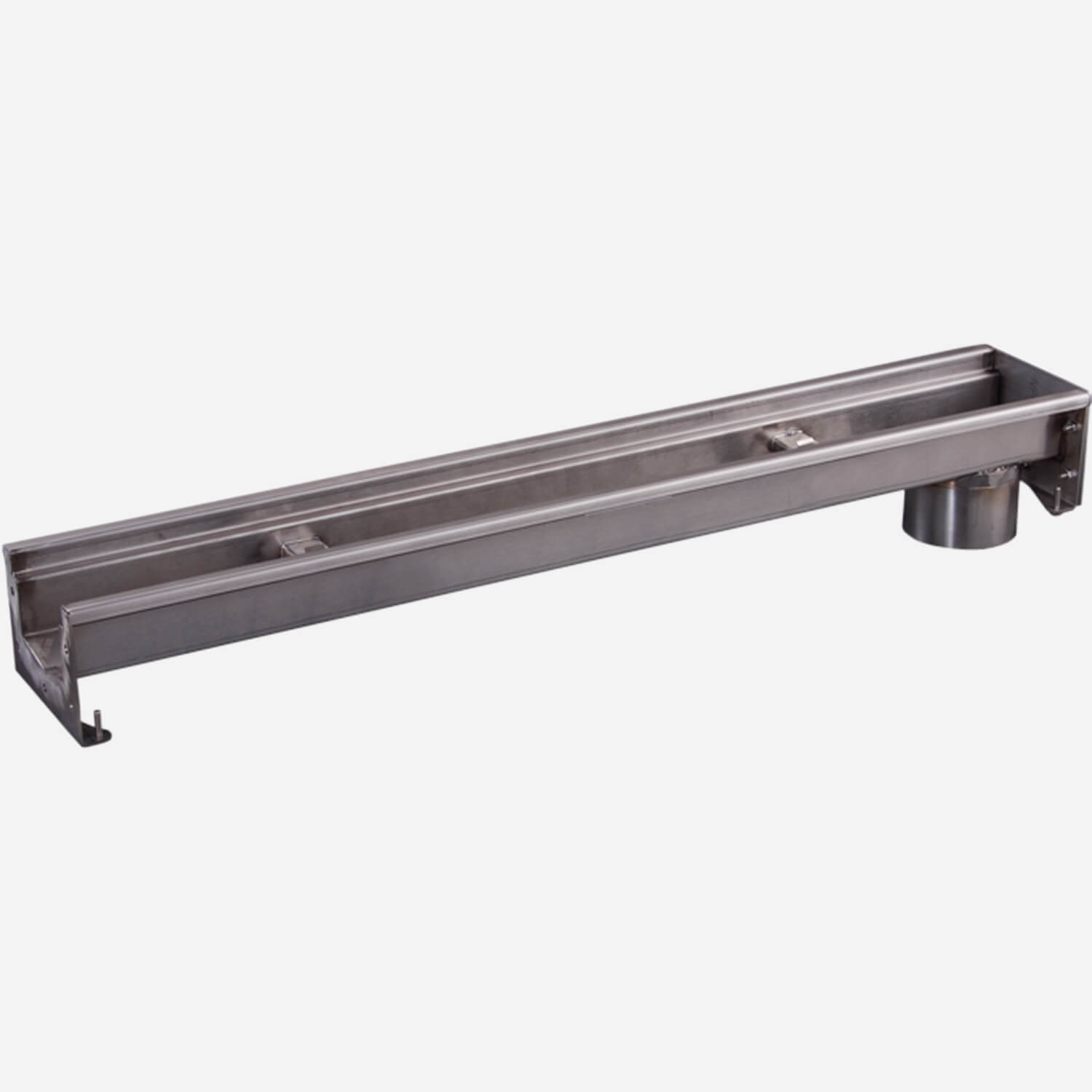 6" Wide Shallow Modular Stainless Steel Trench Drain System