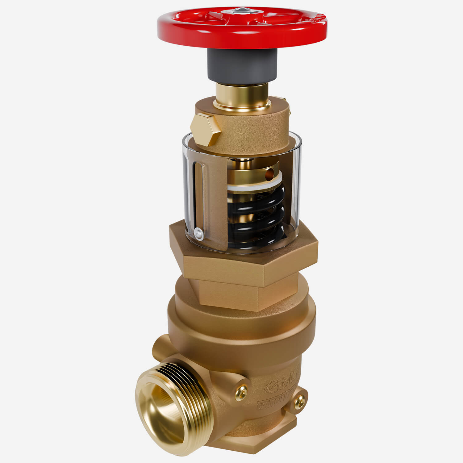 Adjustable Pressure Reducing Reg-U-Matic® Hose Valve - Angle Body, 2-1/2" Male Hose Thread Outlet