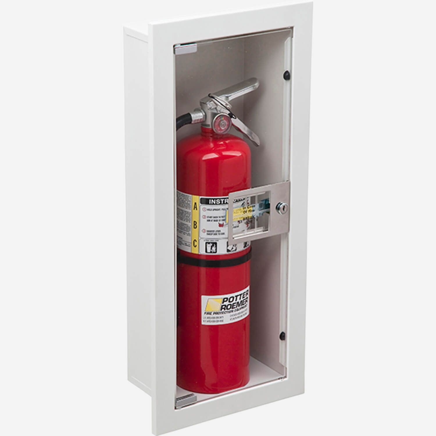Fire Rated Recessed Buena Fire Extinguisher Cabinets