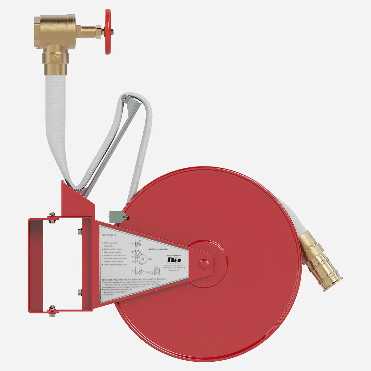 1.5" Hose Reel Assemblies with Water Retention Device