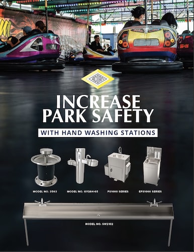 Theme Parks Hand Washing Flyer