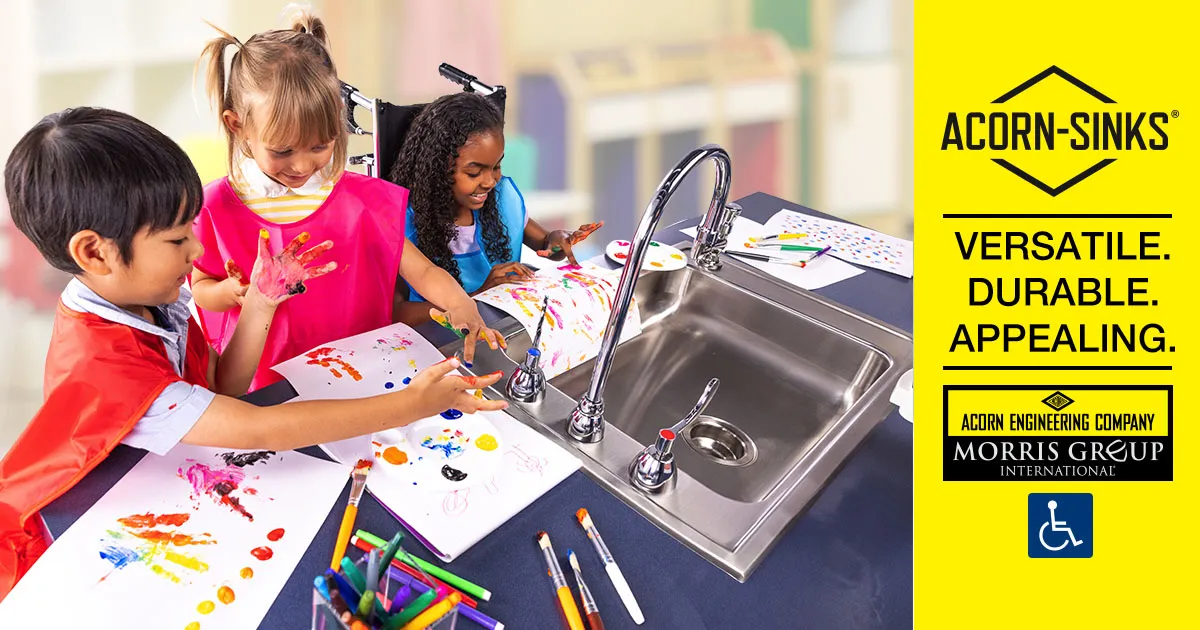 Acorn-Sinks Offers Classroom Sinks for School Applications