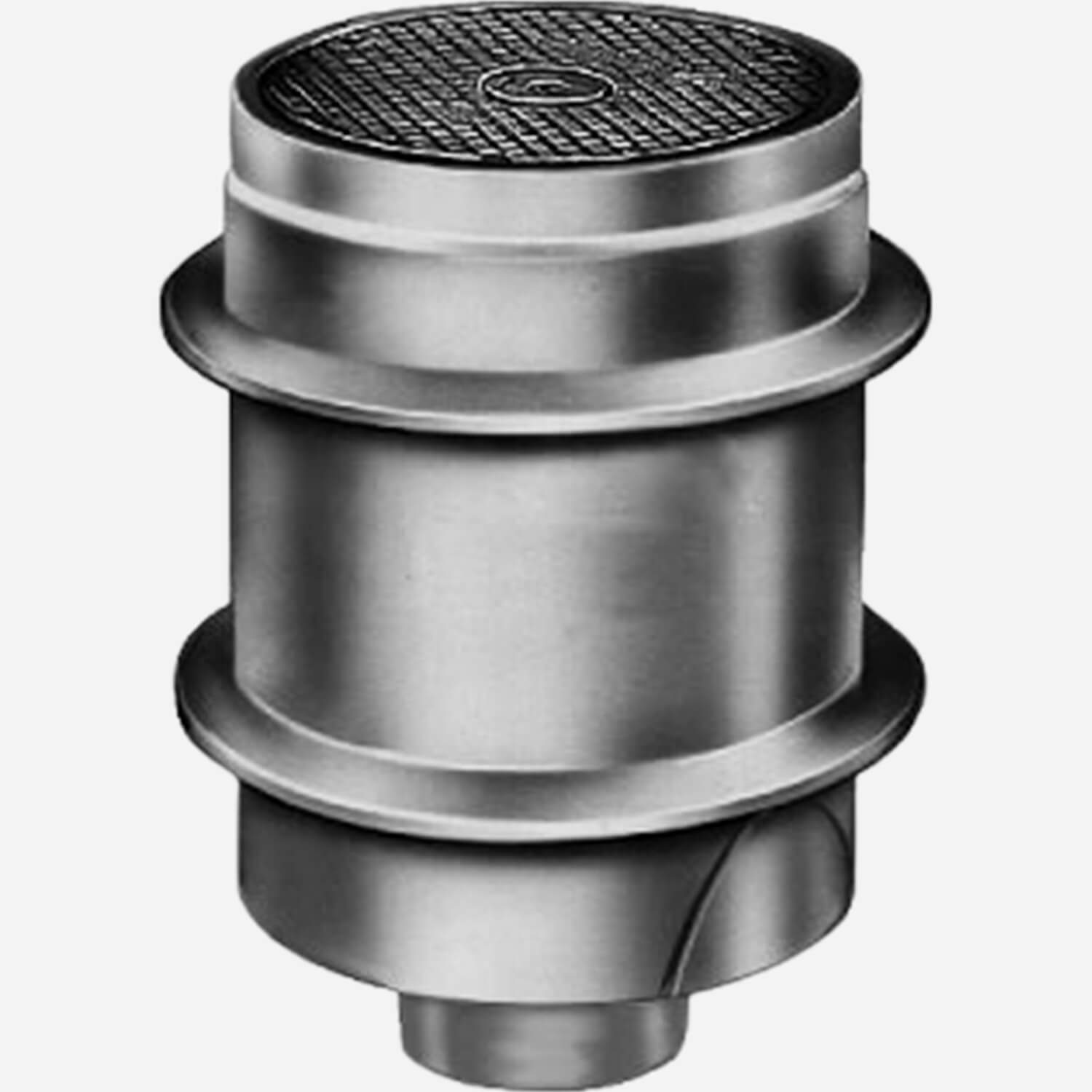 Unfinished Floor Cleanouts with Round Flanged Housing and Heavy Duty Cast Iron Cover