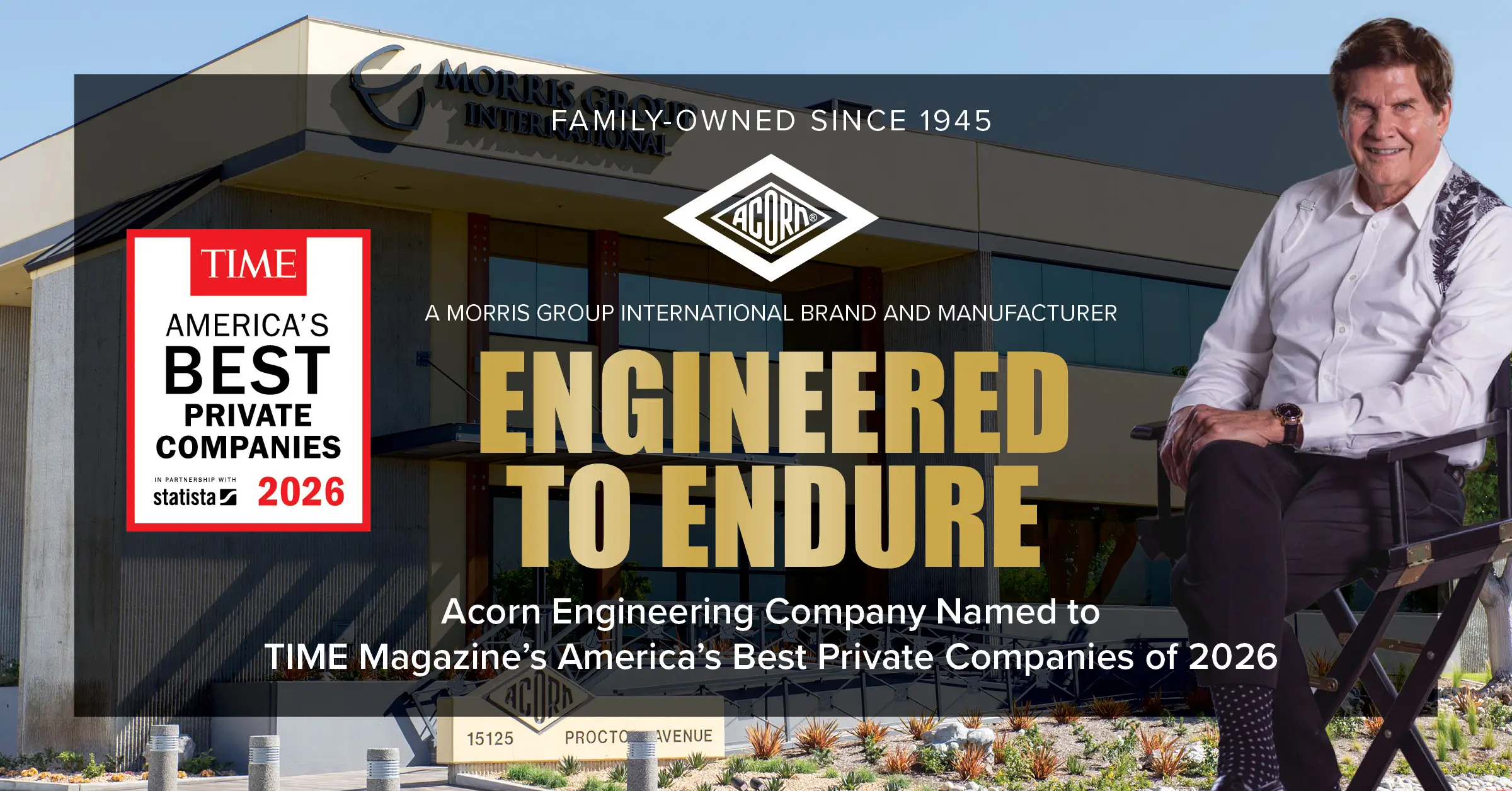 Acorn Engineering Company Included in TIME America’s Best Private Companies 2026 List