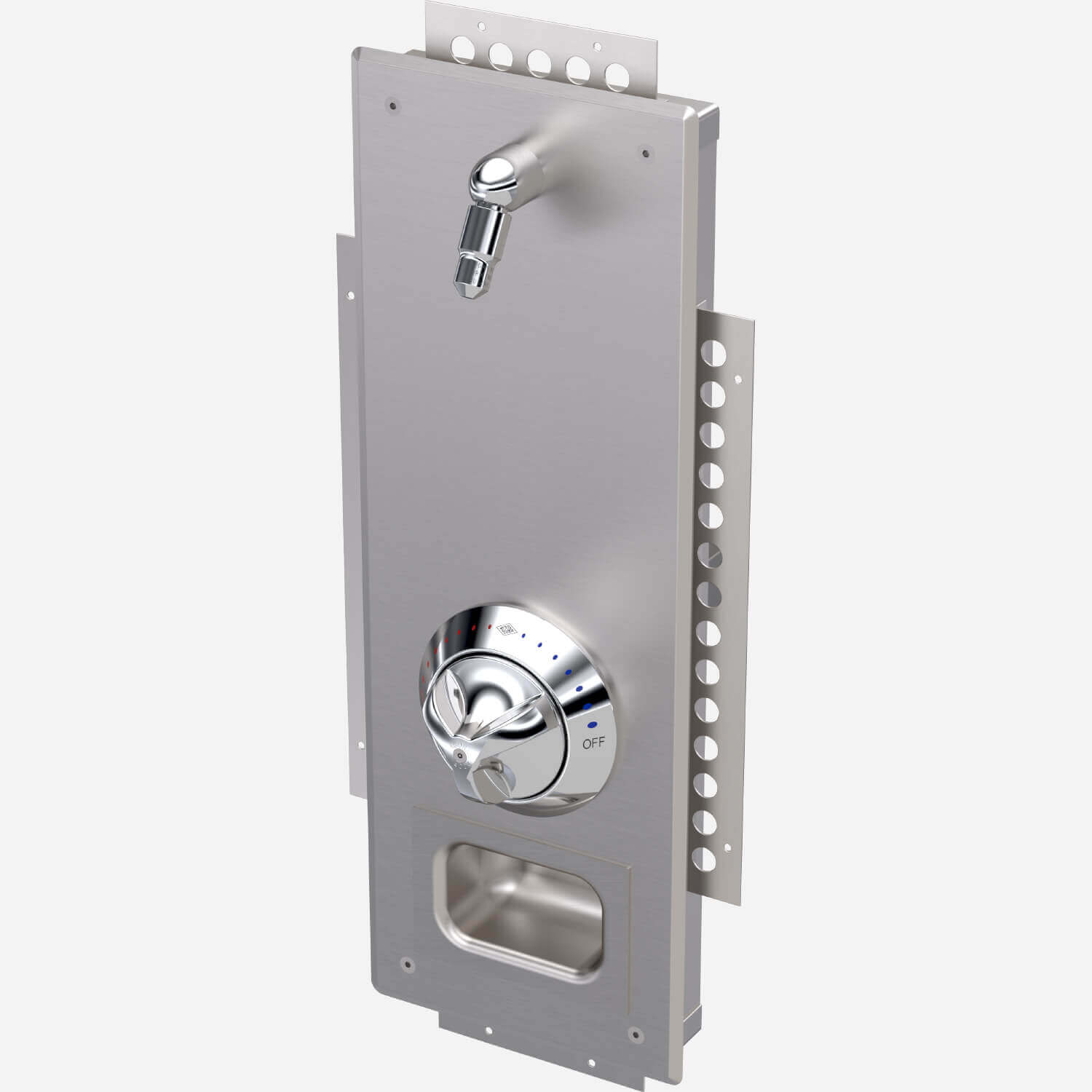 Flush Mount Stainless Steel Apex Shower