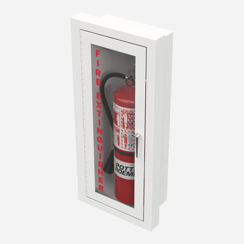 Semi-Recessed Alta Fire Extinguisher Cabinets
