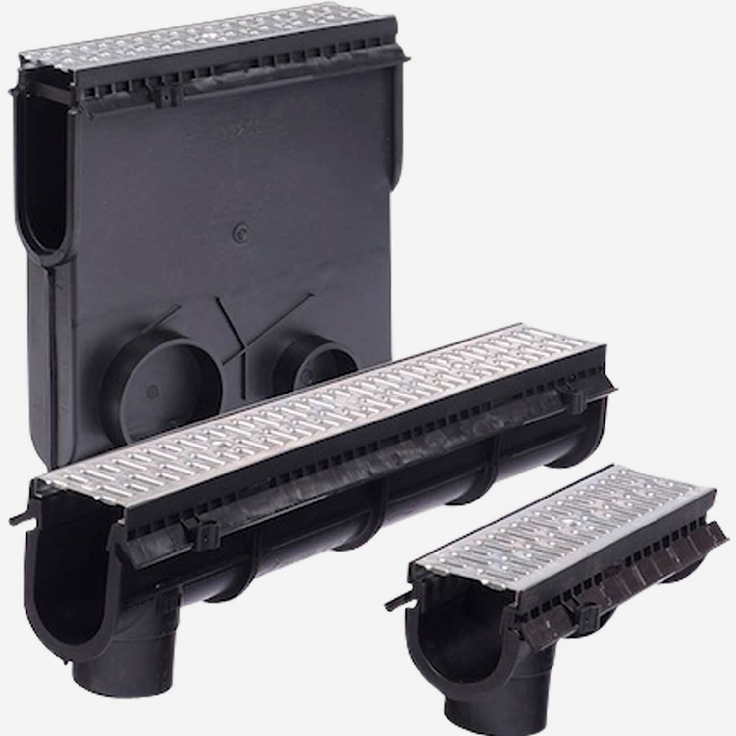 6" Wide Polypropylene Trench Drain System - Enviro-Flo® II