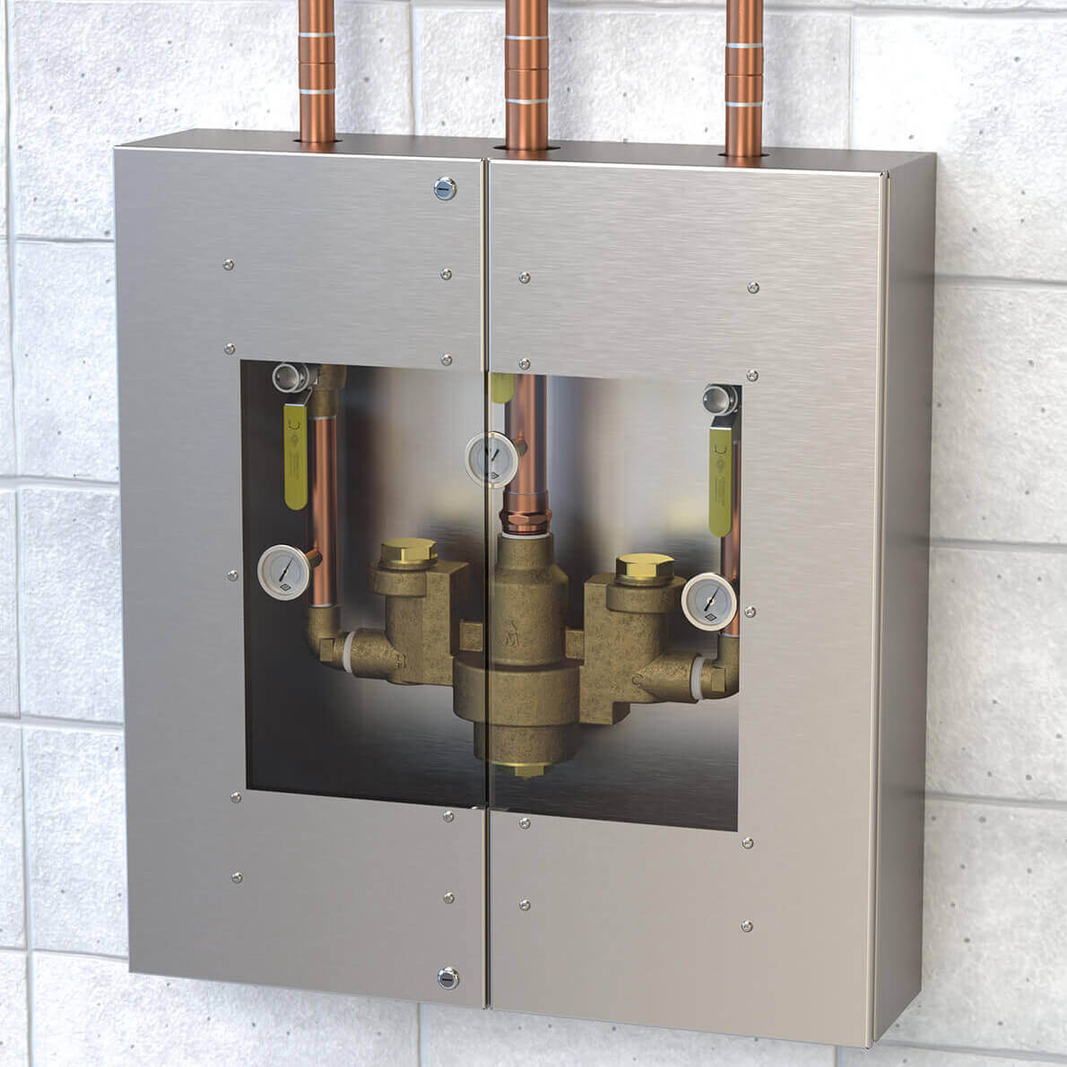 Option: Door with Viewport for Valve Supply Fixture Cabinet