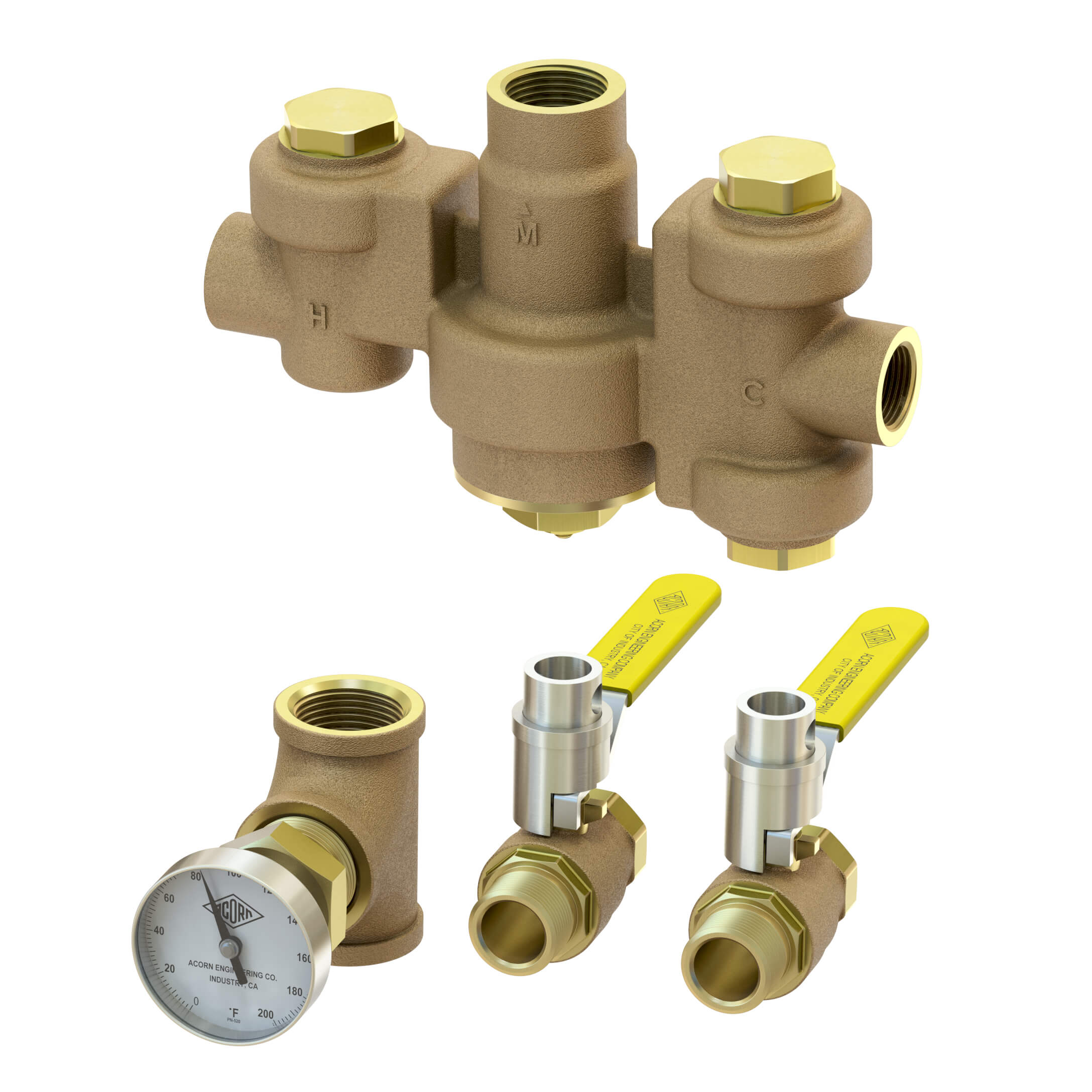 3/4" x 1" Emergency Thermostatic Mixing Valve