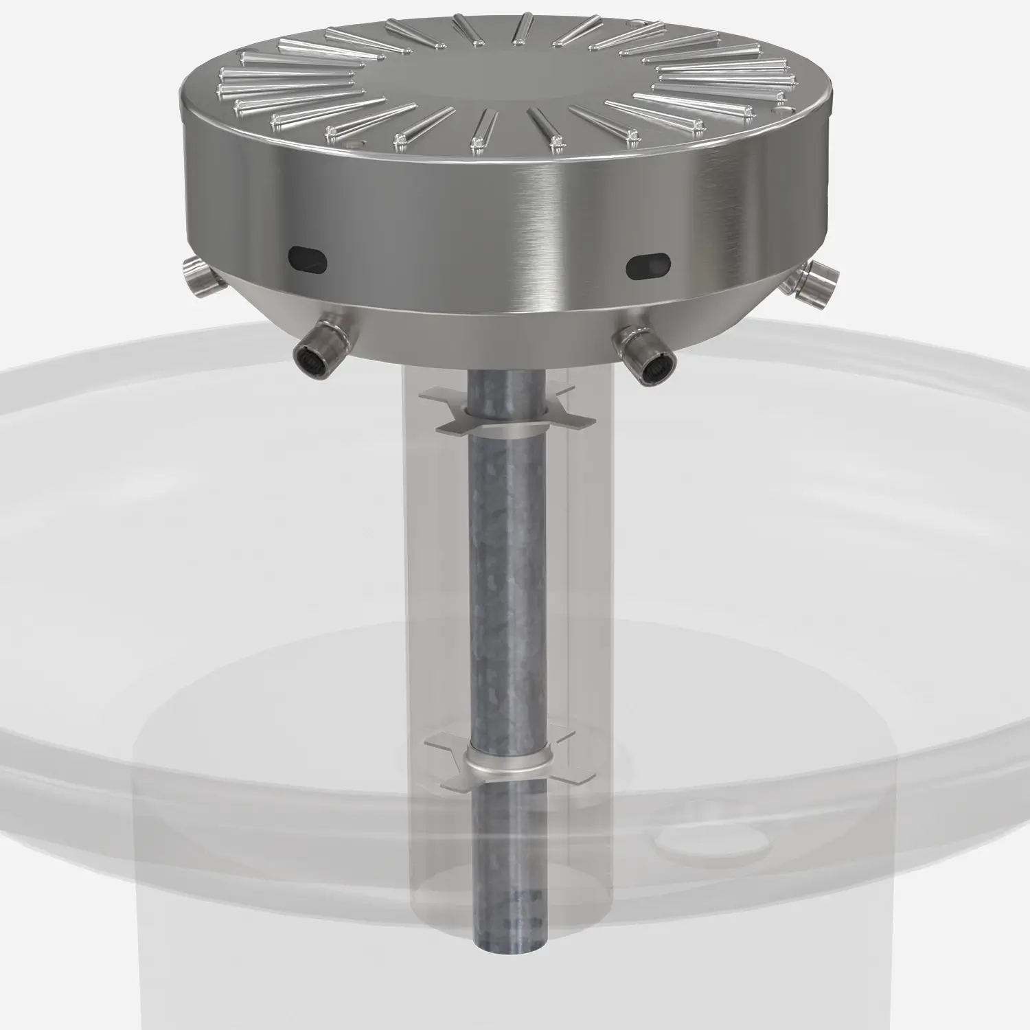 Option: Column Arranged to Receive 1-1/2" Pipe Brace