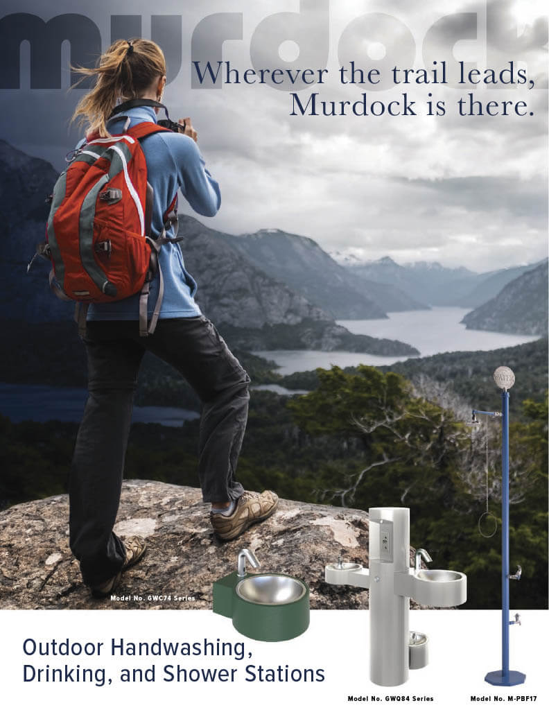 Murdock Flyer: Outdoor Drinking Fountains, Water Bottle Fillers, Hand Washing Stations & Outdoor Showers