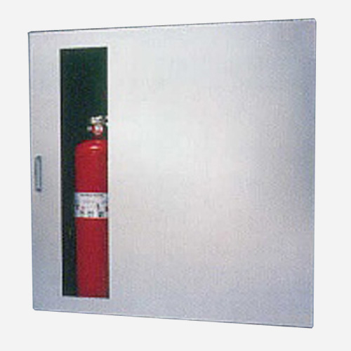 Occult Cabinet for Rack with 100 Ft Fire Hose and Extinguisher [32 H x 32 W inches]