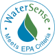 WaterSense - Meets EPA Criteria certified by IAPMO R&T 1.28 gpf