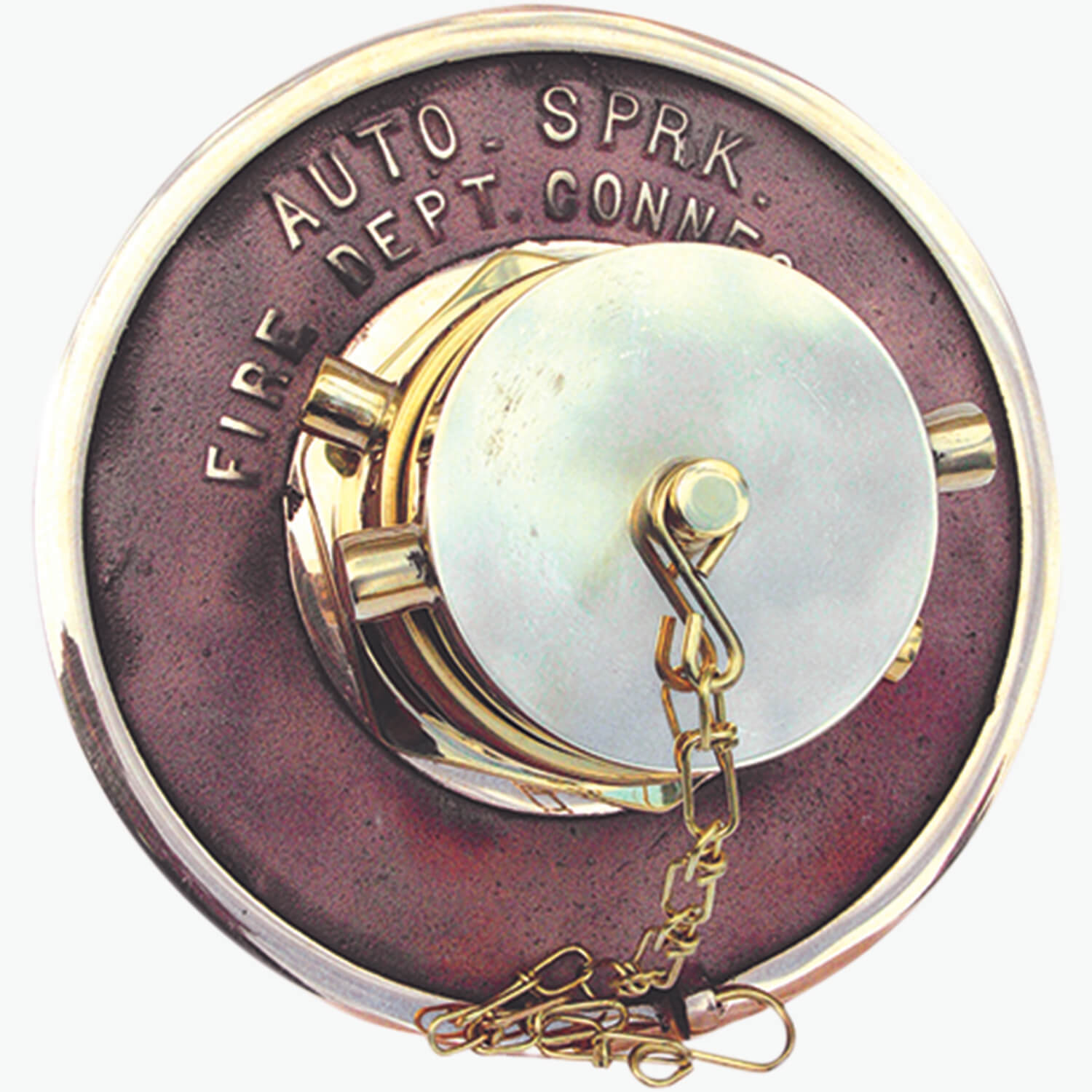 8" Round Plate Single Inlet Flush Fire Dept. Connection