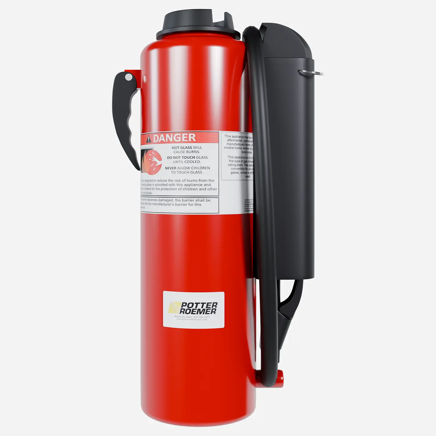 Purple-K Dry-Chemical Portable Fire Extinguisher - Cartridge Operated