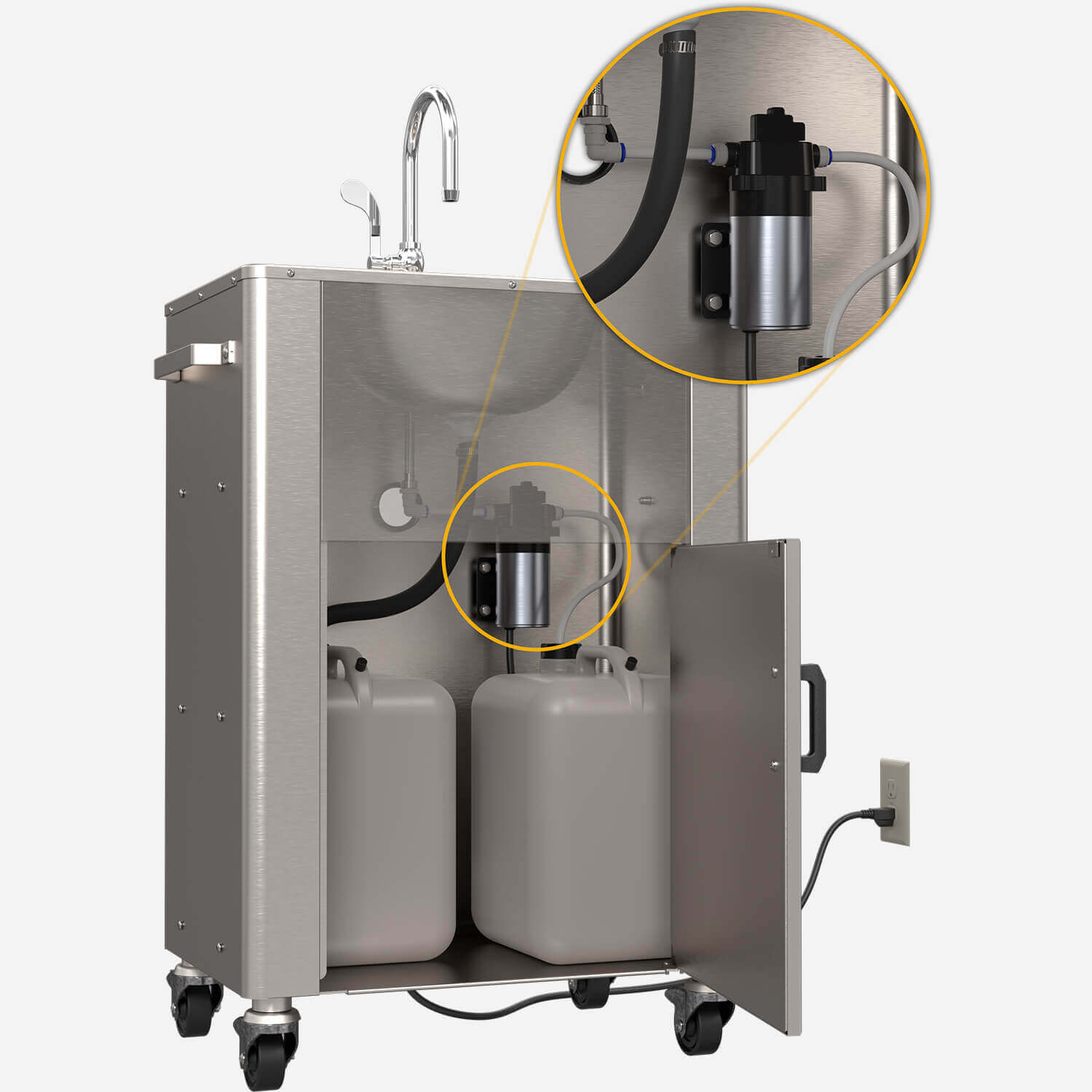 On-Demand Pump - Portable Wash-Ware® Hand Washing Station