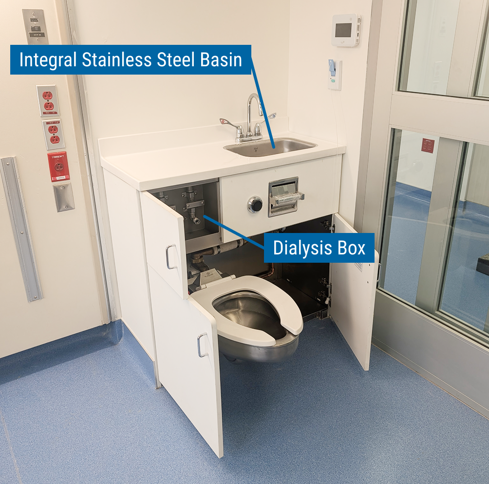 Care-Ware Swivette unit with feature callouts