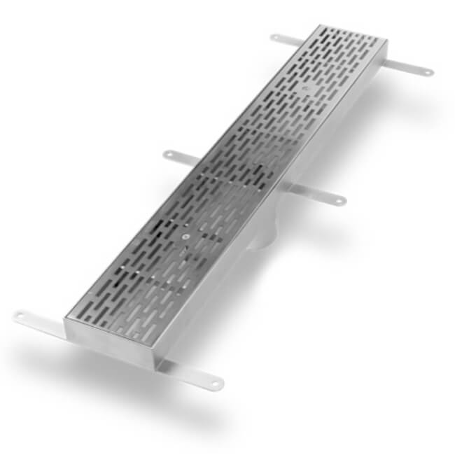 9678-50 50 gpm 5.75" x 2" stainless steel threshold drain