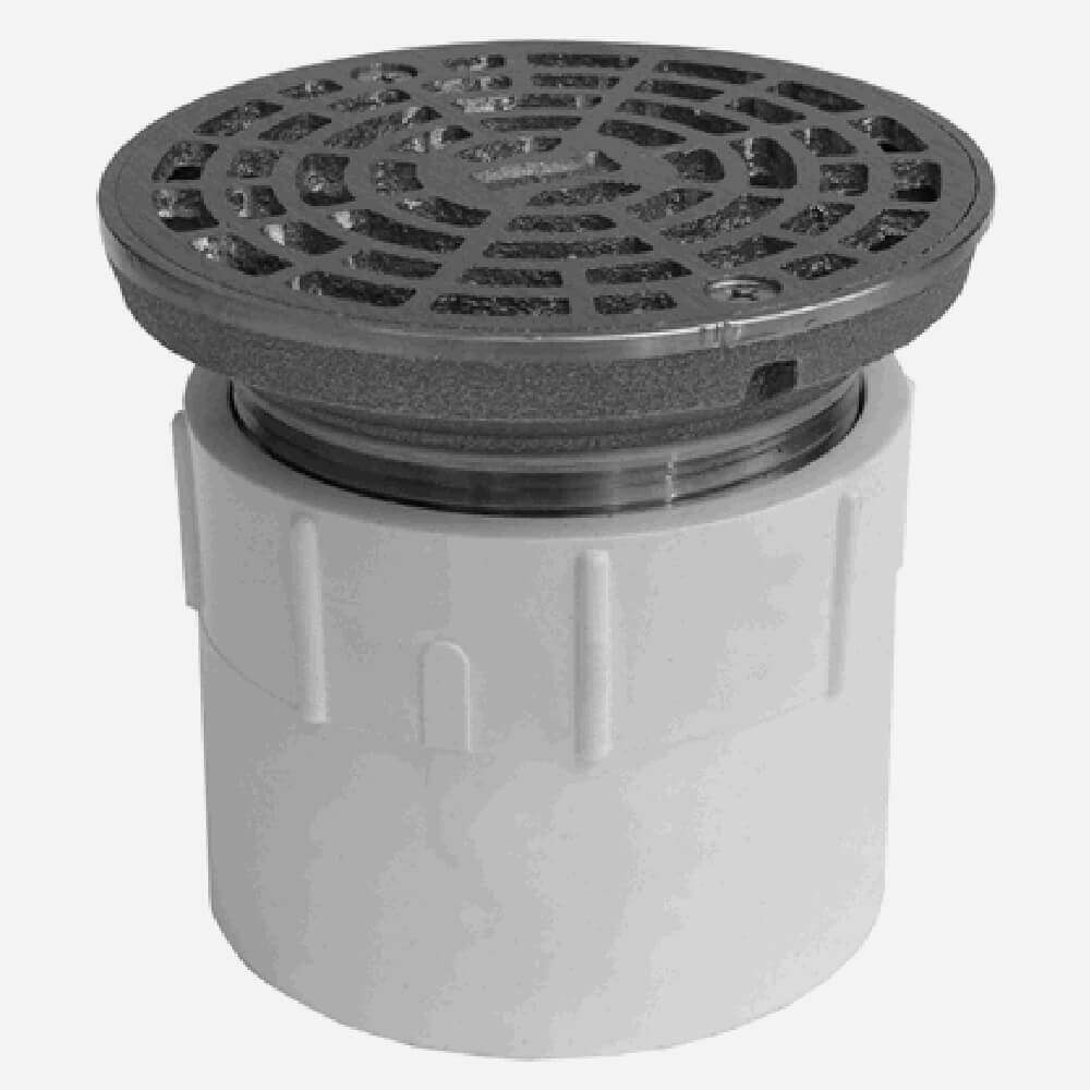 Nickel Bronze Adjustable Strainer With PVC Body