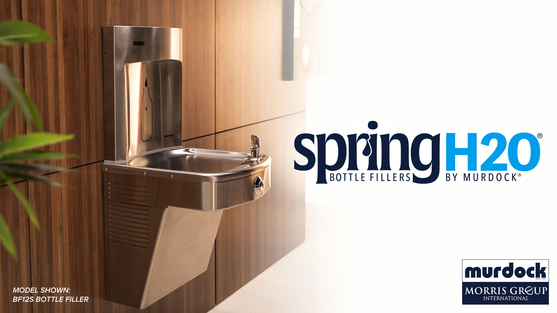 Introducing the SpringH2O® Curved Stainless Steel Bottle Filler