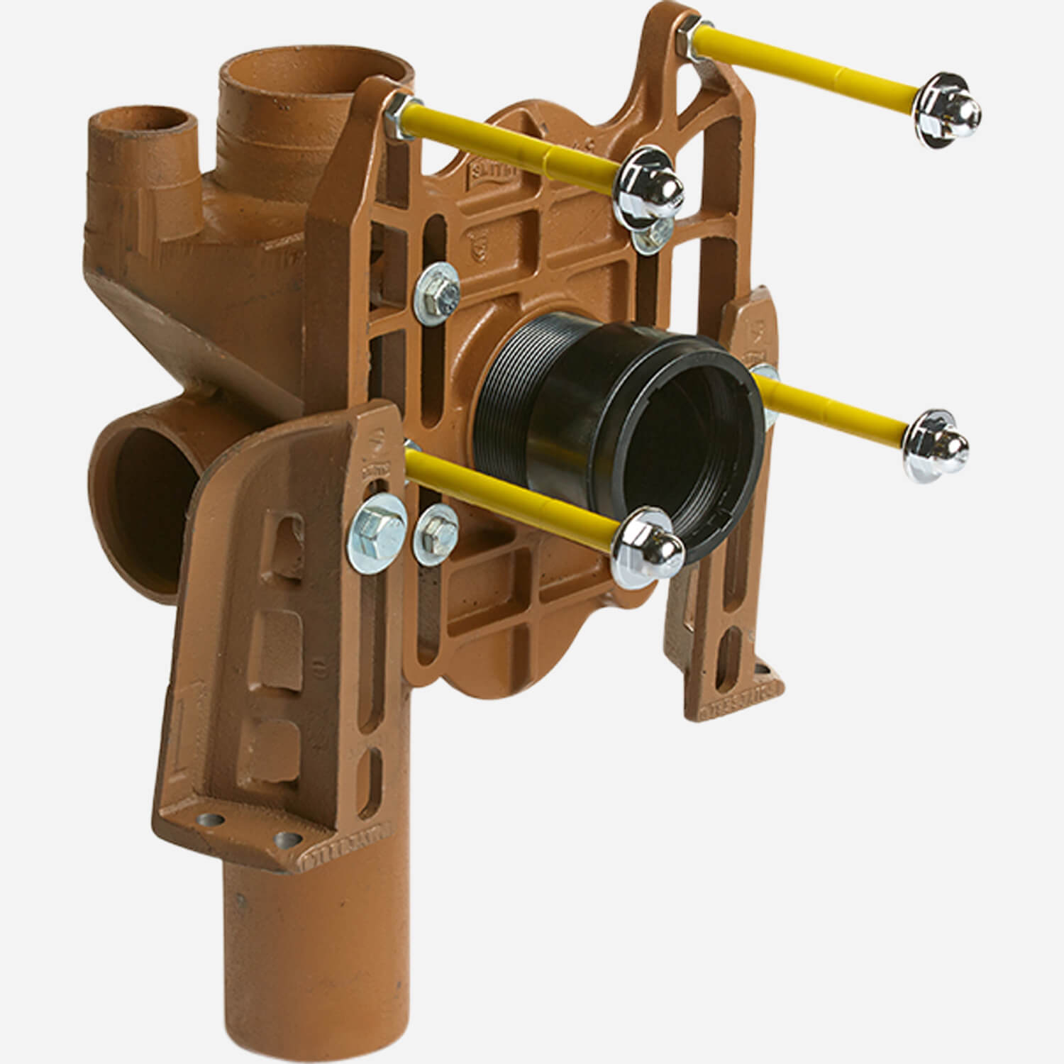 Vertical Fittings with Side Hub Inlets, Deep Rough-In Type