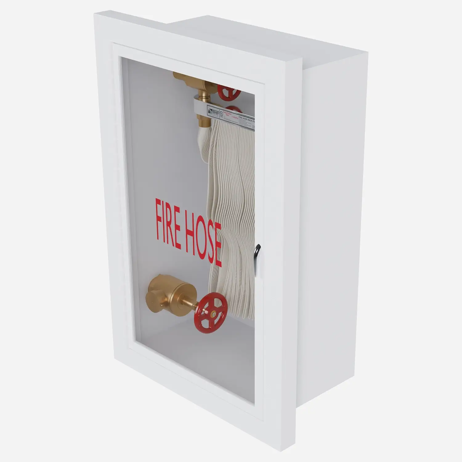 Fire Rated 1.5" Fire Hose Rack and 2.5" Fire Dept. Valve Cabinet