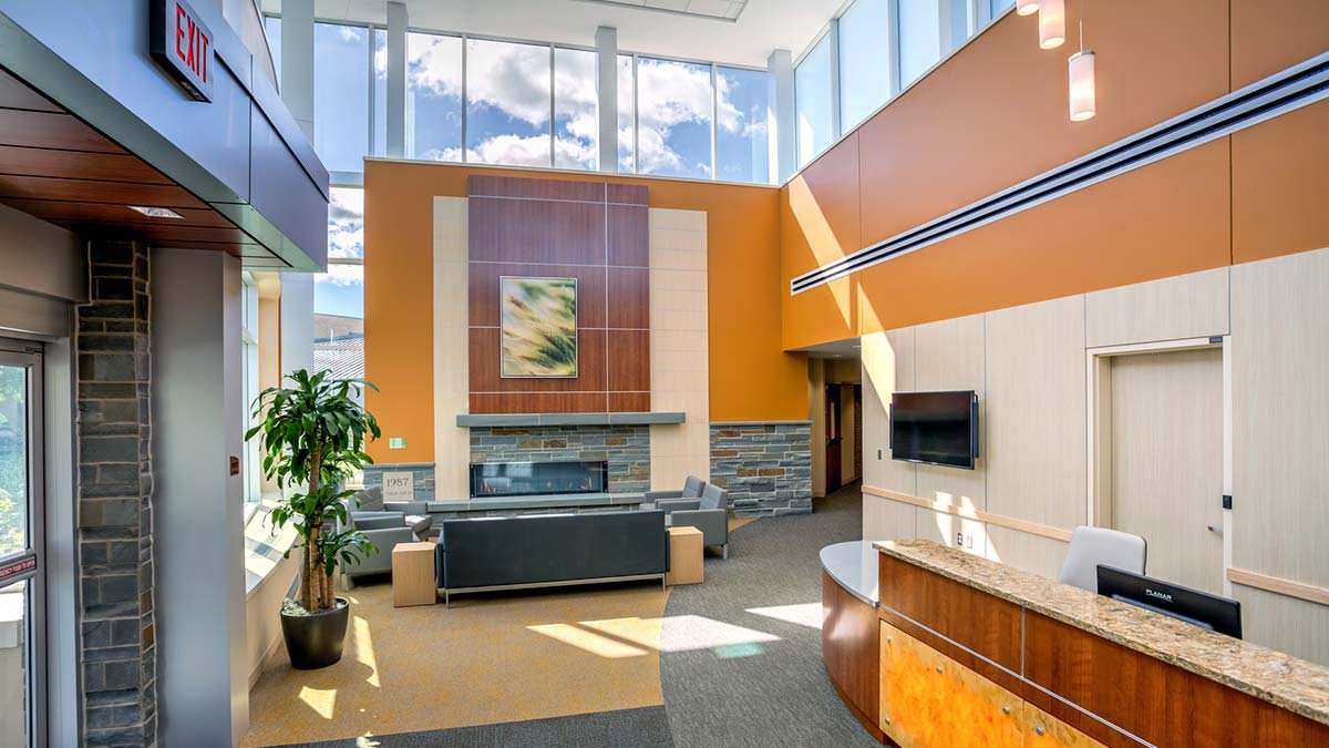 Entry/Front Desk at Pine Rest Christian Mental Health Services, Cutlerville, Mich.