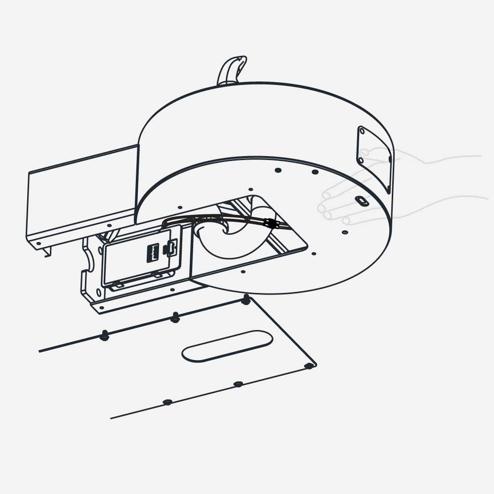 Option: Concealed Sensor on Drinking Fountain - Battery-Operated Standard