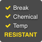 Break, Chemical, Temp-Resistant