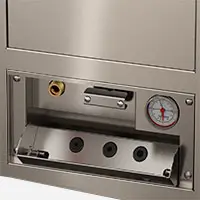 Lower section with no door panel