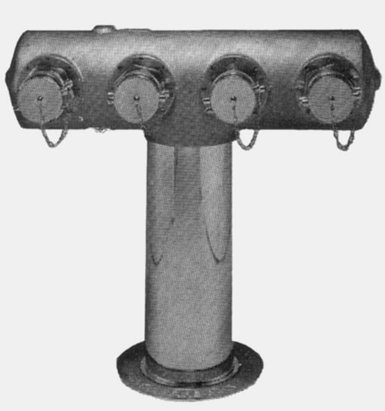 Fdc Dual Inlet FOUR-WAY FREESTANDING INLET FDC - Croker Corporation