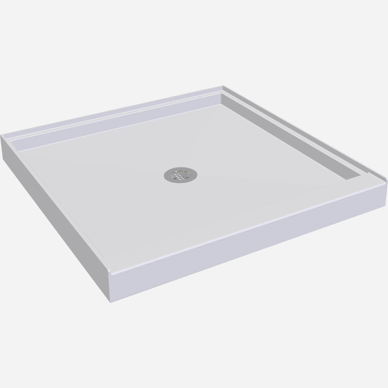 Option: Round Drain Opening for Neo-Metro Slab Shower Base