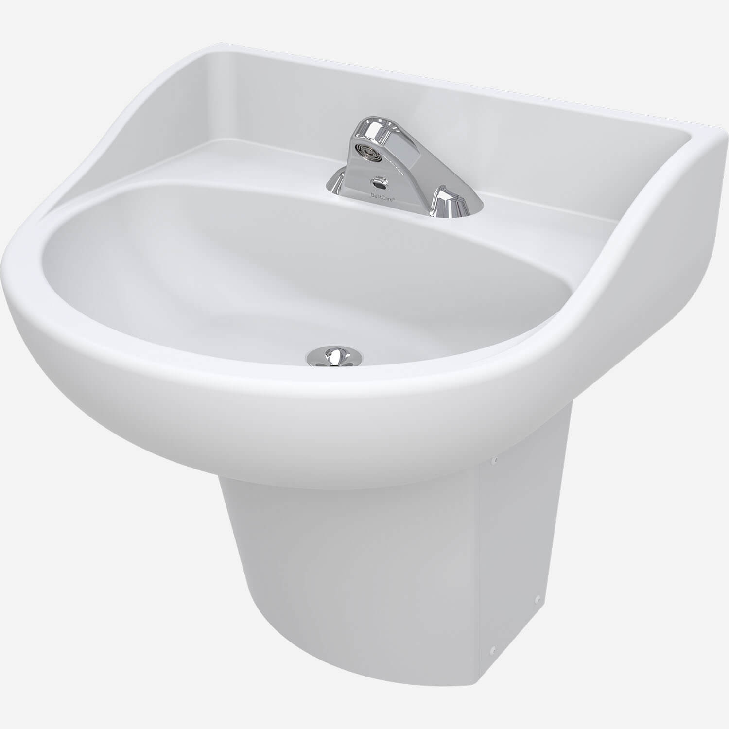 BestCare® Dignity Suite® Ligature-Resistant Solid Surface ADA Compliant Basin