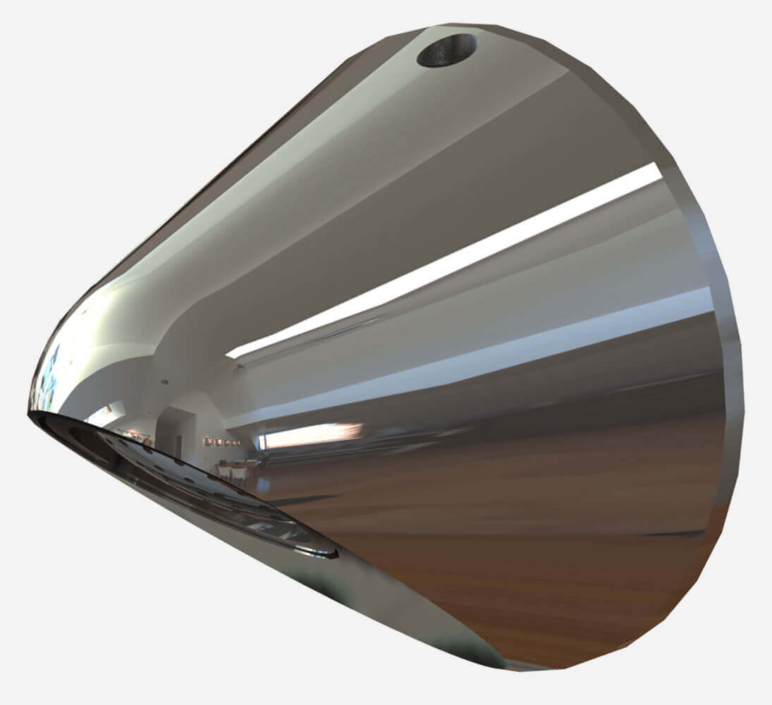 Secur-Care® Ligature-Resistant, WaterSense Shower Head, Panel Mounted