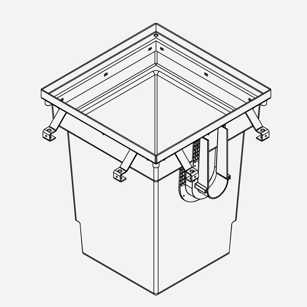 With 6-inch Wide Zip Trench Adaptor