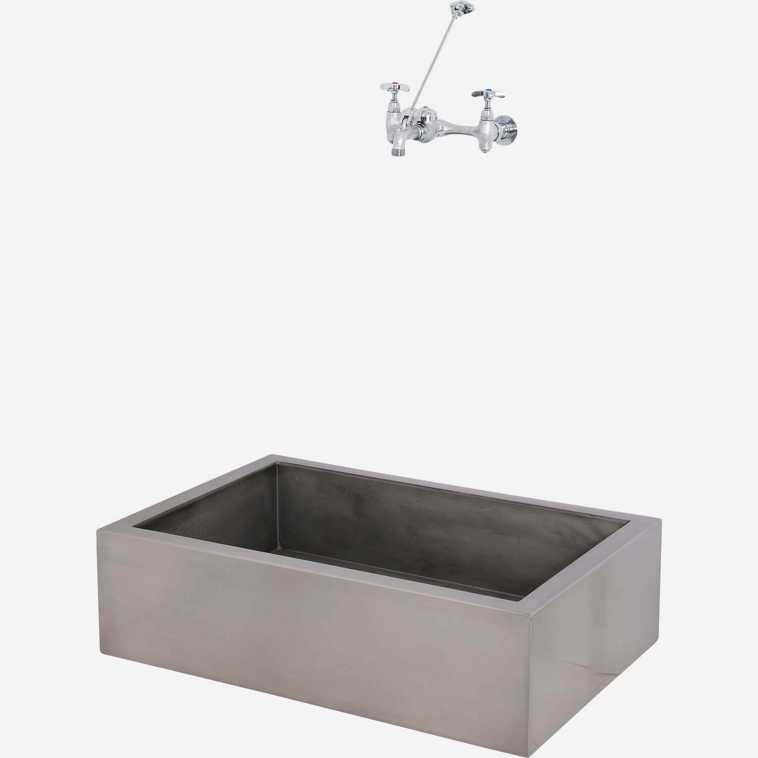 36" Stainless Steel Security Mop Sink