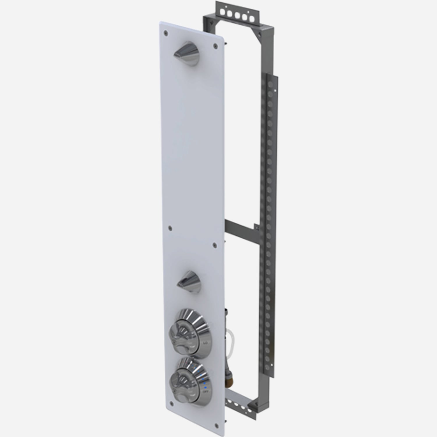 BestCare® Ligature-Resistant Flush Mount Shower with Dual Heads