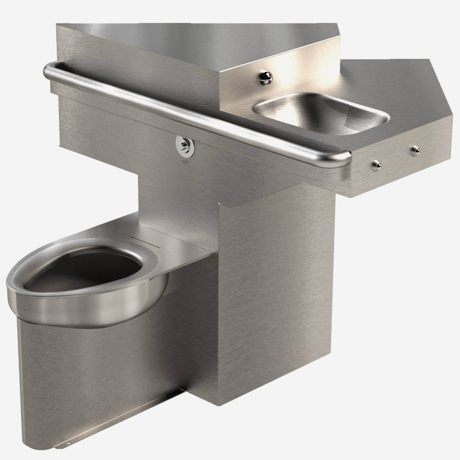 angle left toilet-lavy comby