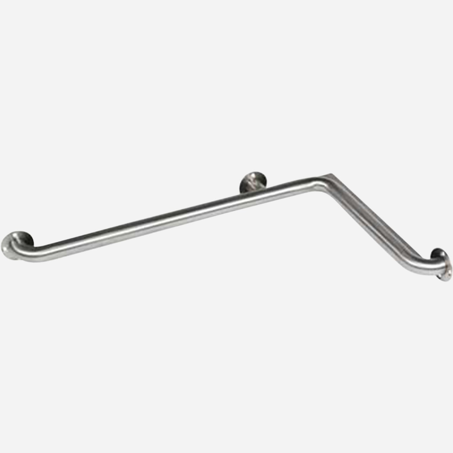 BestCare® Ligature-Resistant 32" x 18" Two-Wall Grab Bar, Flat Closure Plate