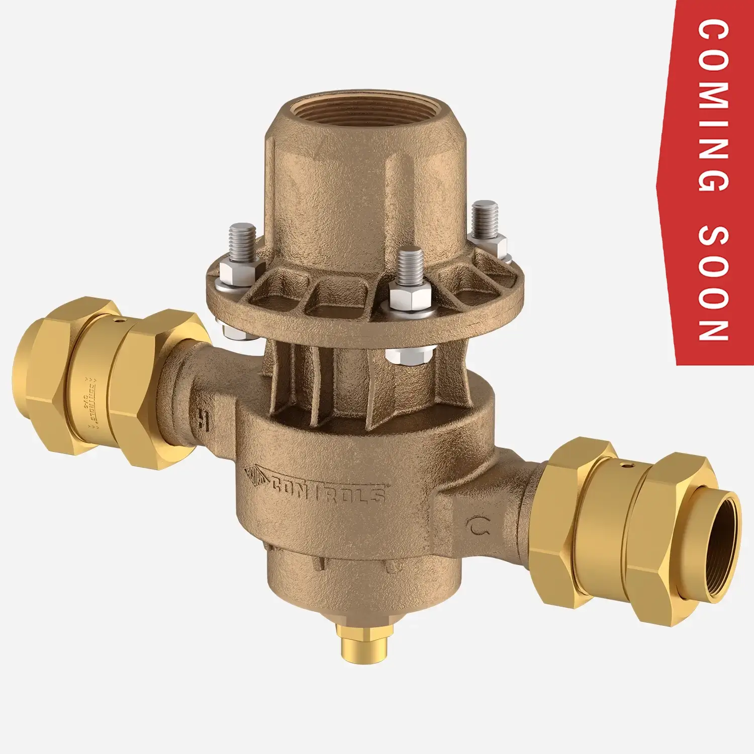 Master Mixing Valve, High Capacity - 350 GPM, Inlets 2-Inch NPT, Outlet 3-Inch NPT