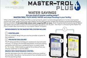 Water Saving Master-Trol Plus Flyer square placeholder image with rounded corners in a figure.