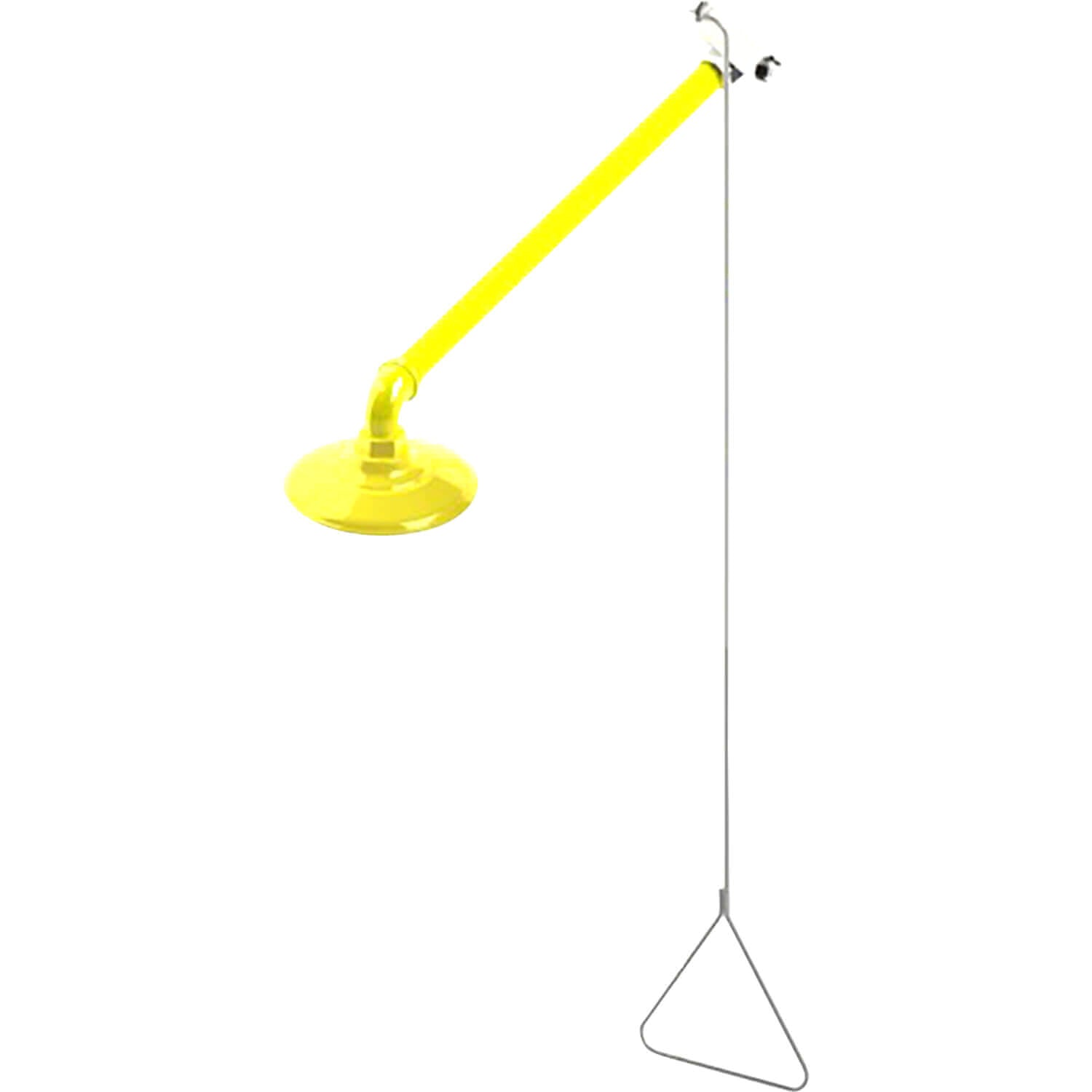 Barrier-Free Horizontal Mount Safety Shower with 60" Pull Rod