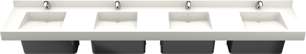 Four-User Station/120 Inch Wide